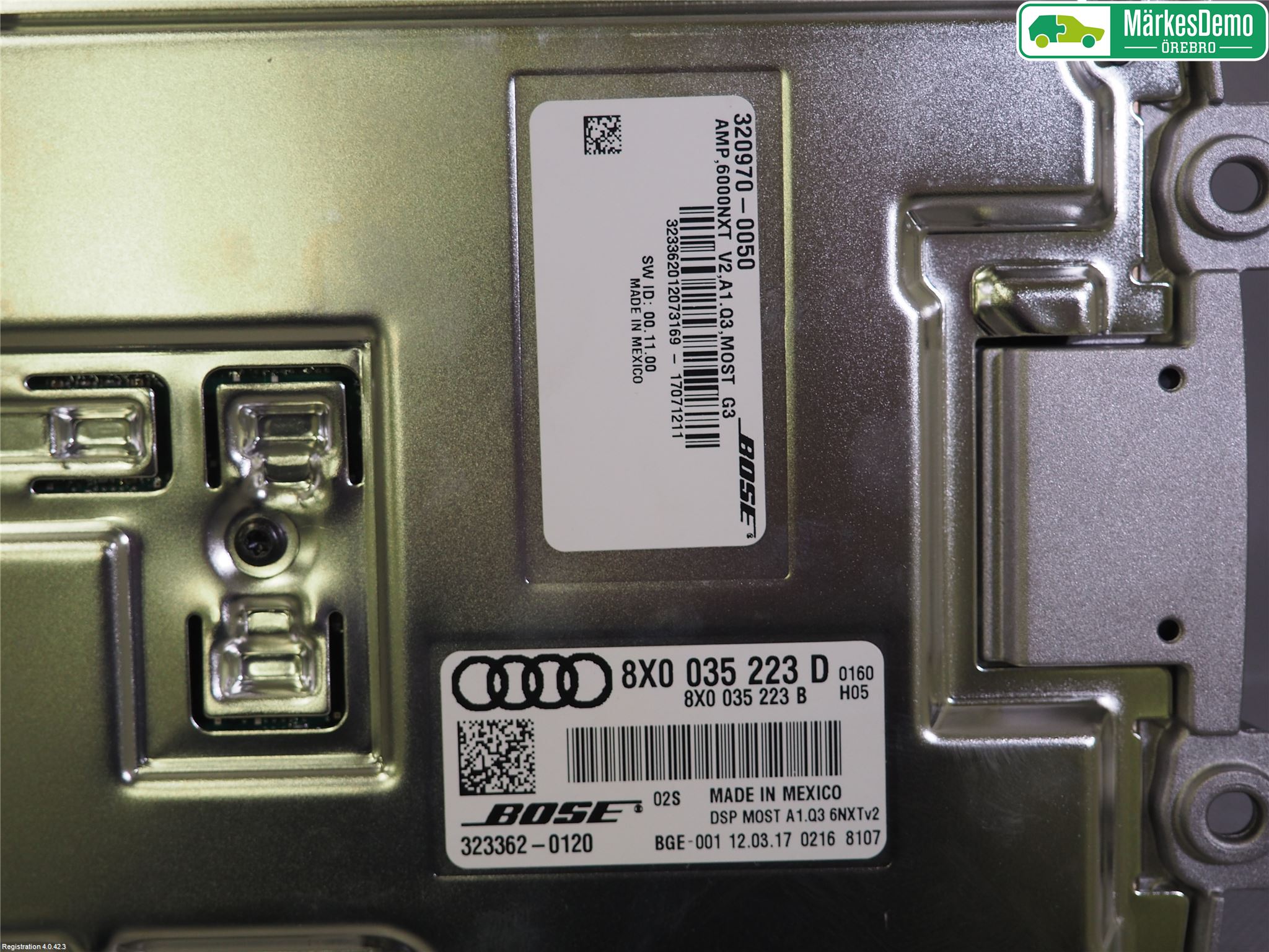 Audi A1 19- Stereo Forsterker
