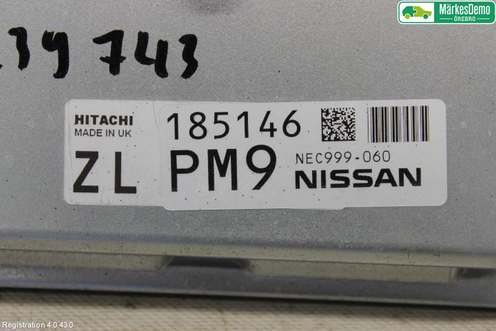 Nissan NOTE E11 06-14 Styreenhet Innsprøytning