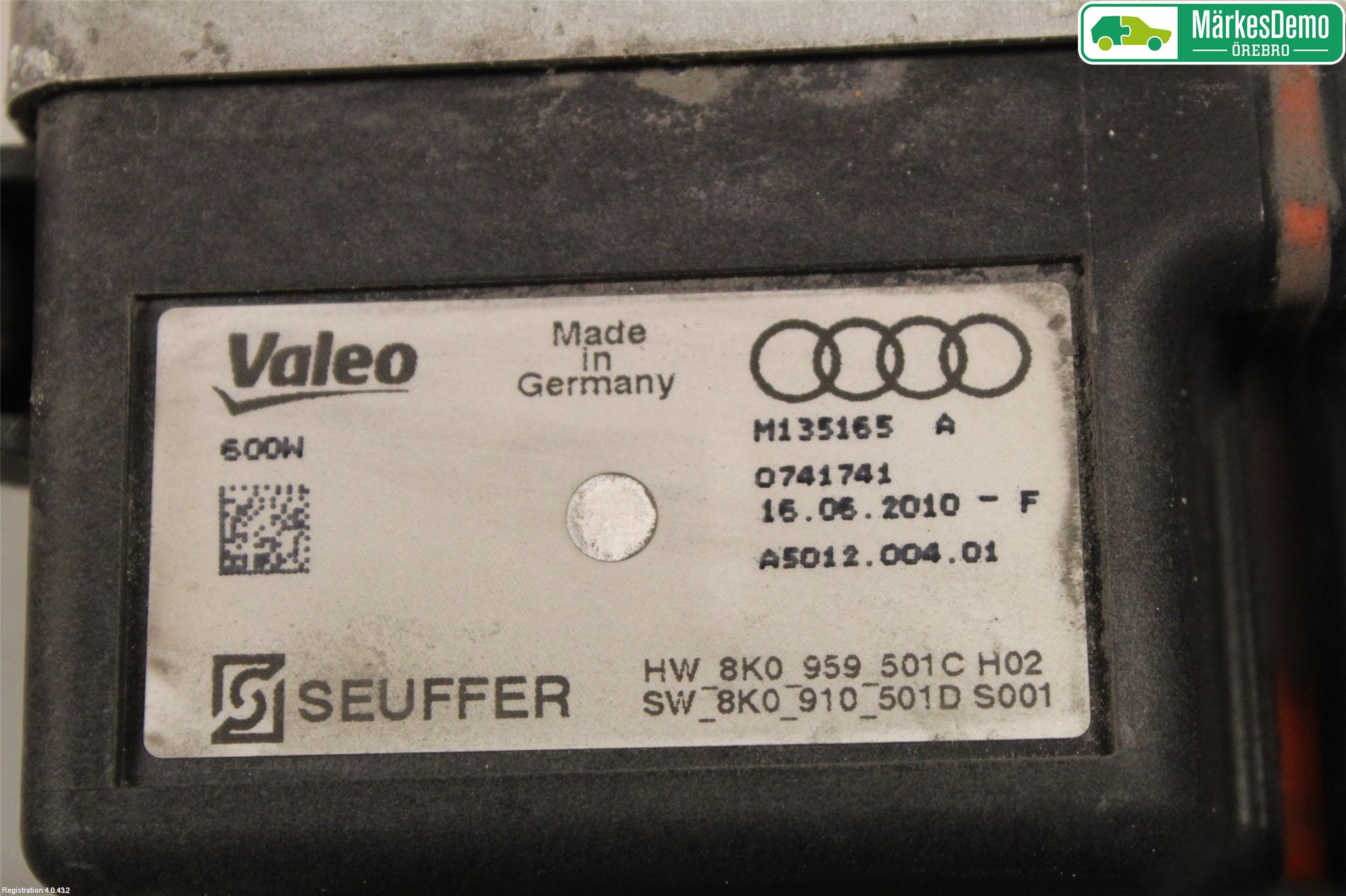 Audi A4/S4 08-11 Rele Kjølevifte