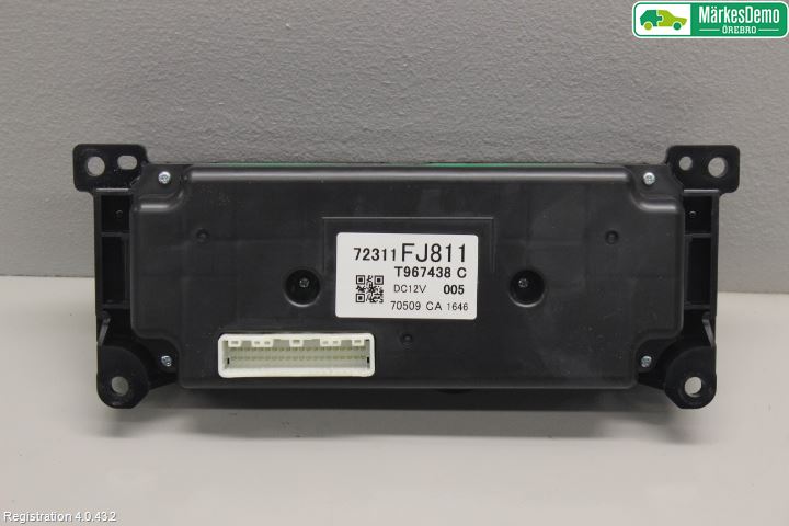 Subaru XV 12-17 Varme Ac Betjening-Display