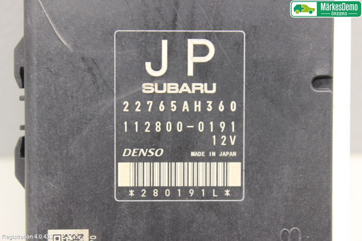 Subaru XV 12-17 Styreenhet Øvrig