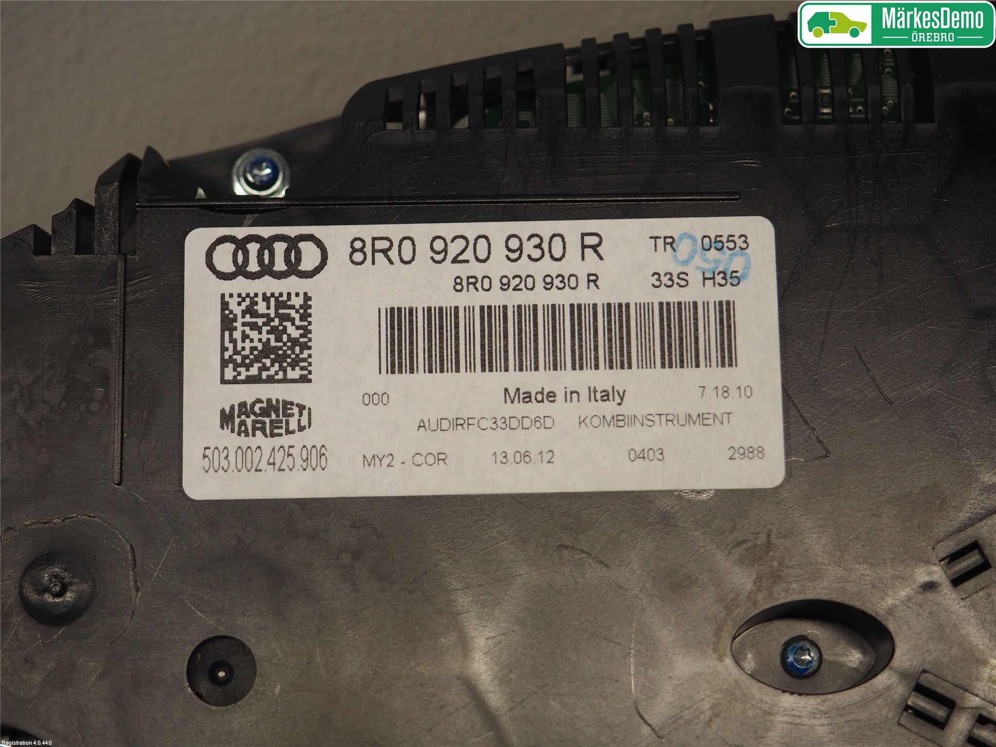 Audi Q5 09-16 Instr Kombinert