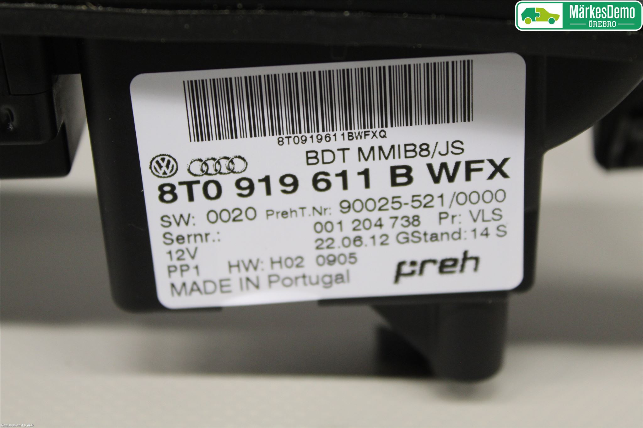 Audi Q5 09-16 Stereo Radio Øvrig