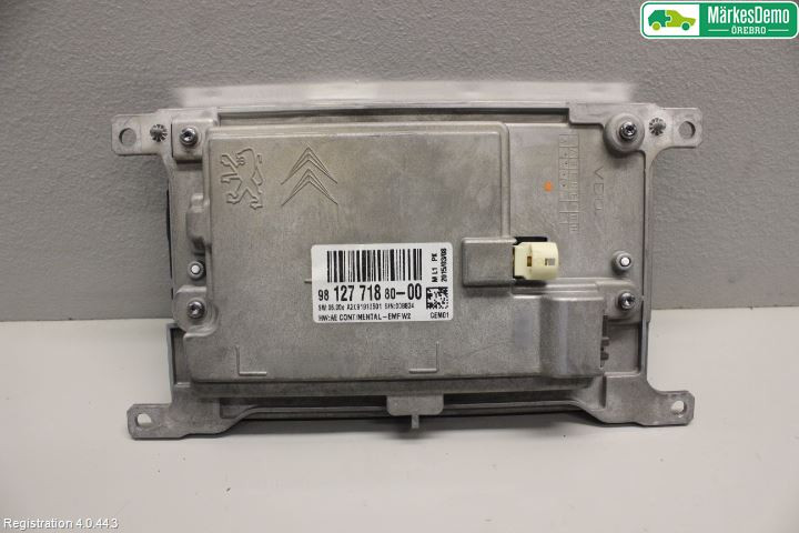 Peugeot 508 11-18 Instr Skjerm Dvd-Gps-Ac-Tlf