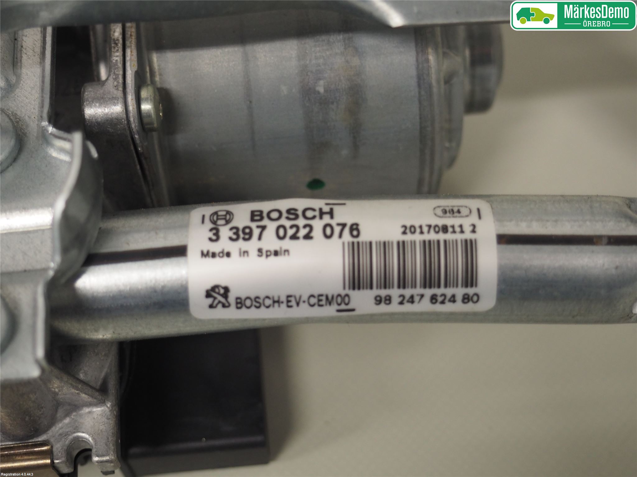Peugeot 3008 17-24 Viskermotor Frontrute