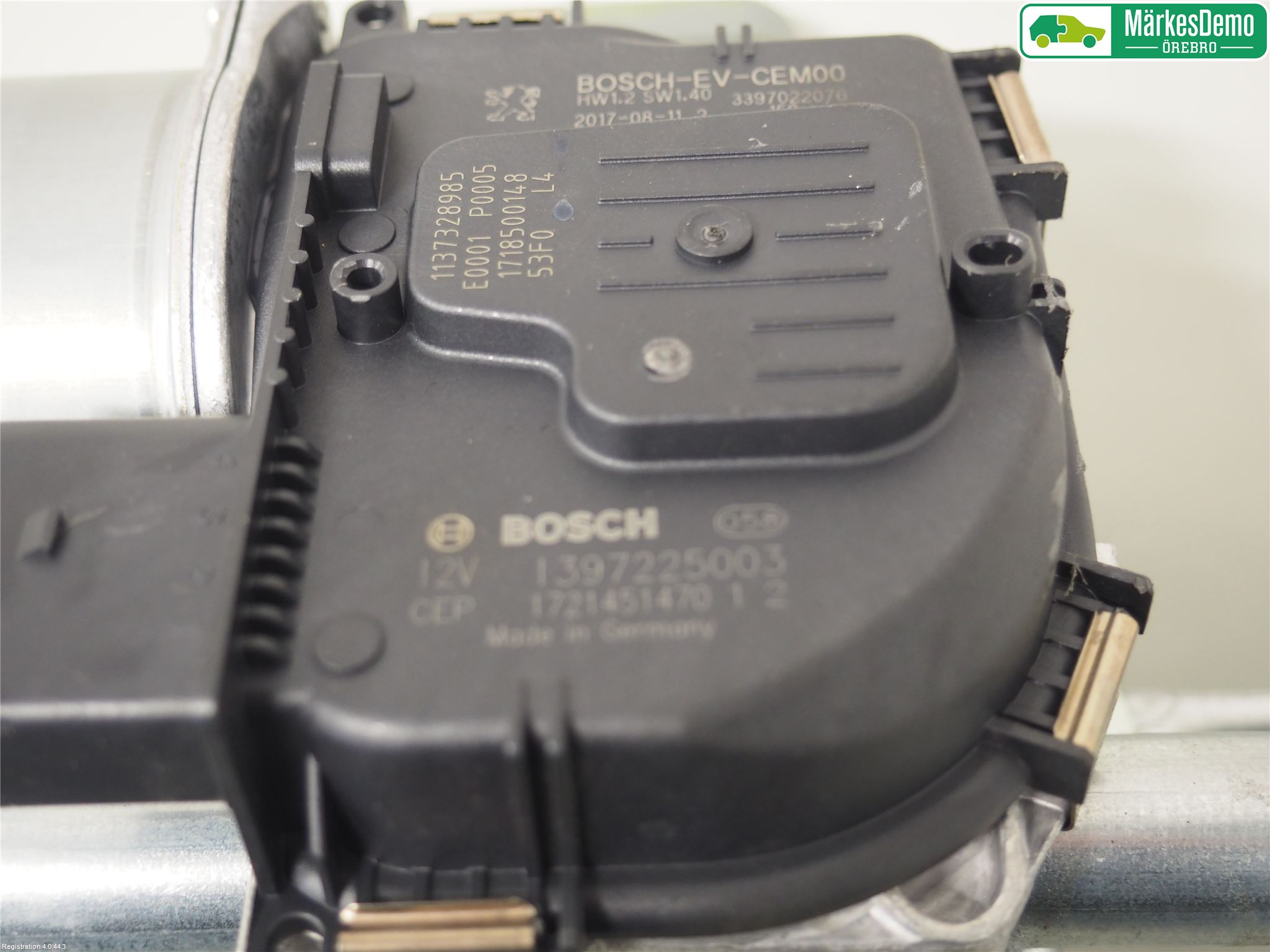 Peugeot 3008 17-24 Viskermotor Frontrute