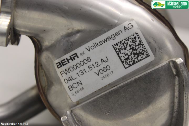 Volkswagen VW CADDY 16-20 Eksos Kjøler