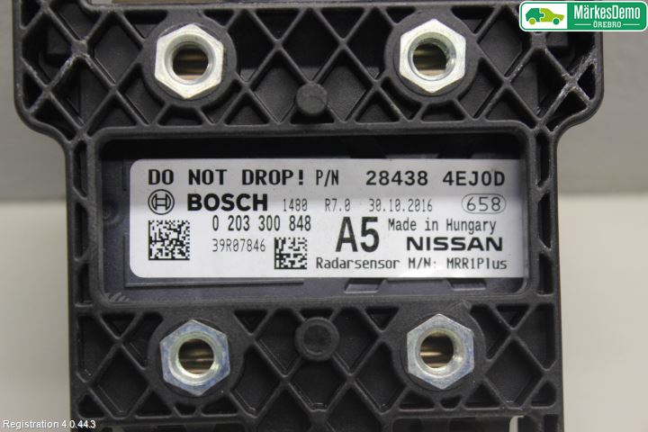 Nissan QASHQAI 14-17 Sensor Fartsbegrensning