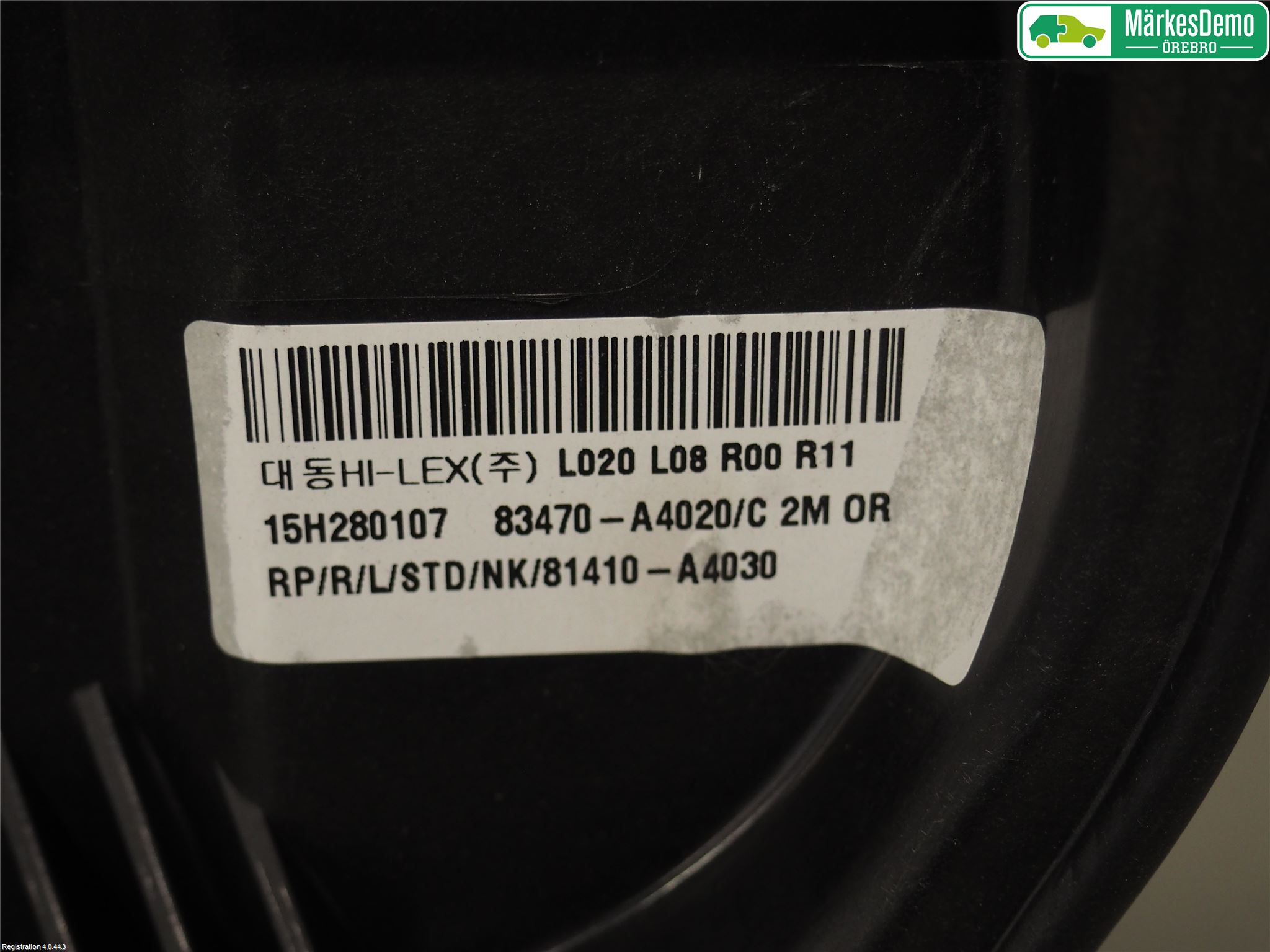 Kia CARENS III 13-19 Vindusheis
