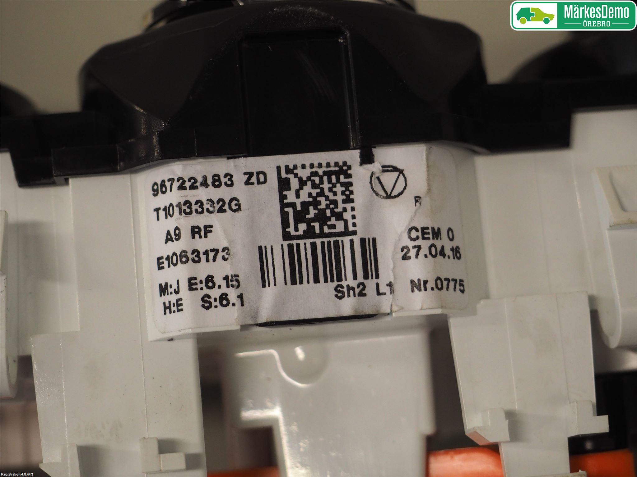 Peugeot 2008 13-20 Varme Ac Betjening-Display