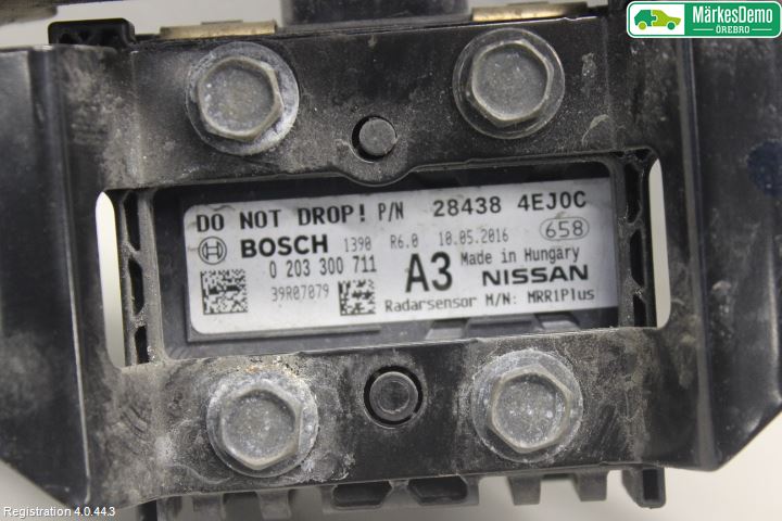 Nissan QASHQAI 14-17 Sensor Fartsbegrensning