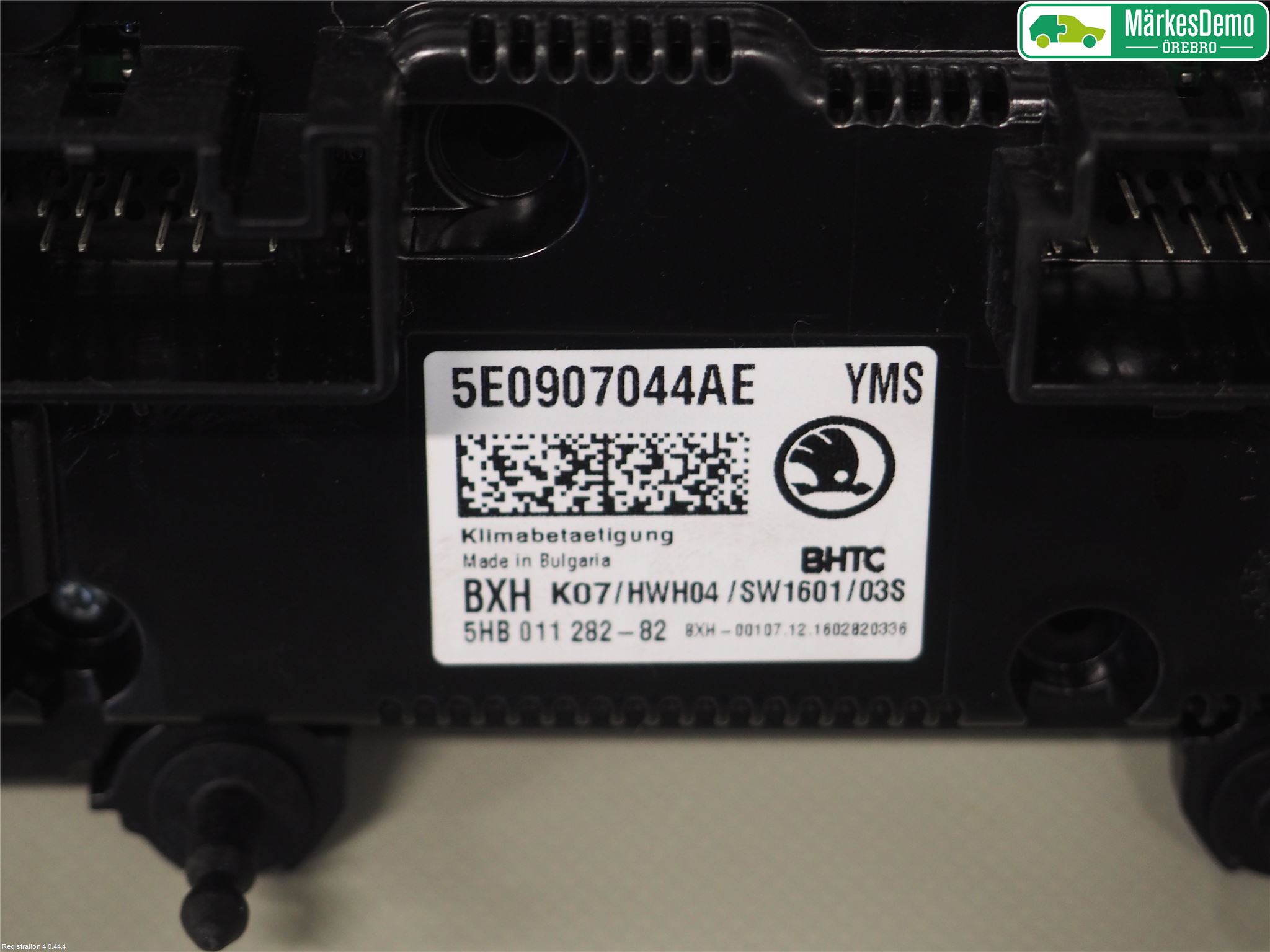 Skoda OCTAVIA (5E) 13-20 Varme Ac Betjening-Display
