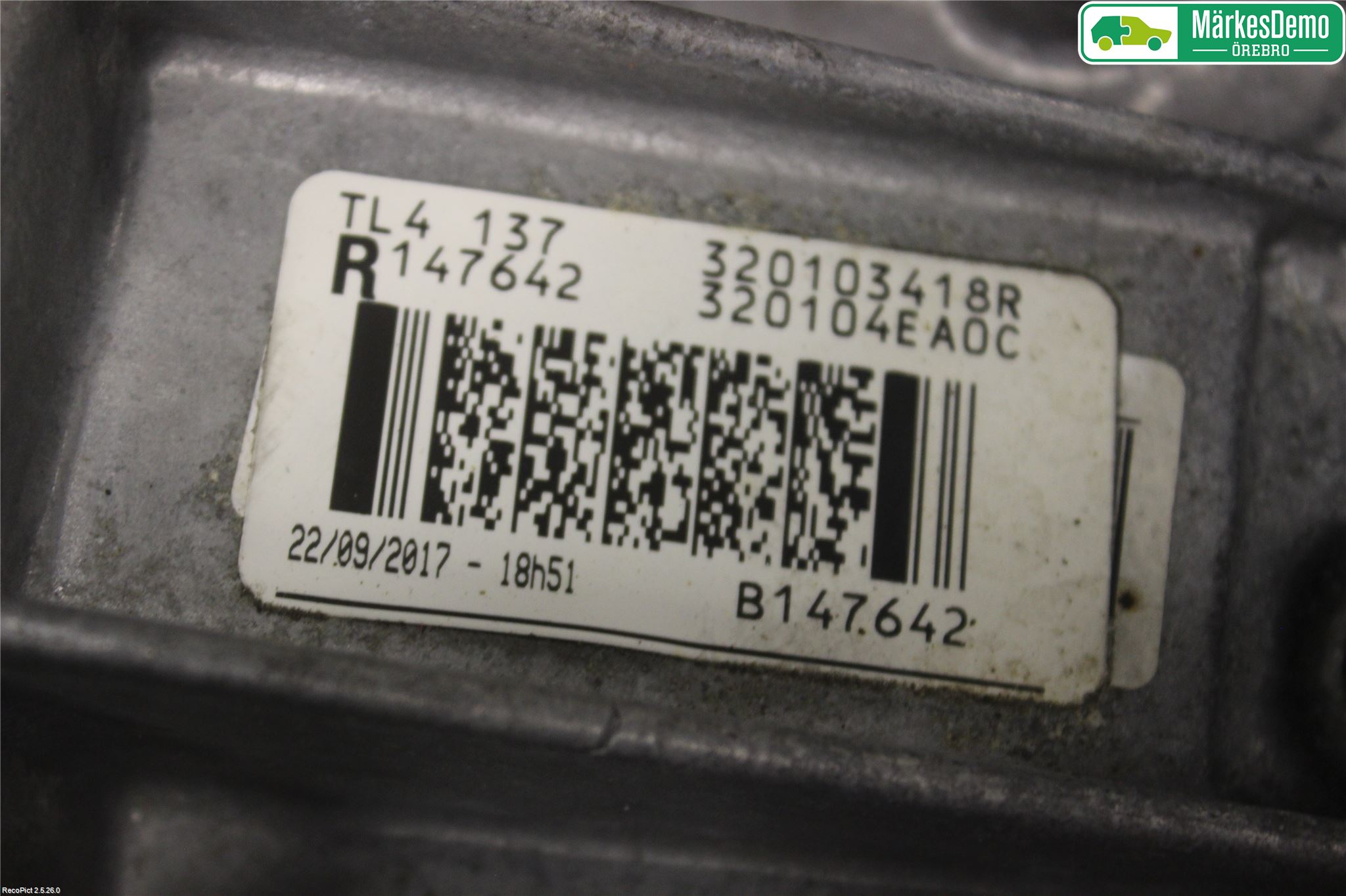 Nissan QASHQAI 14-17 Gearkasse 6 Trinn