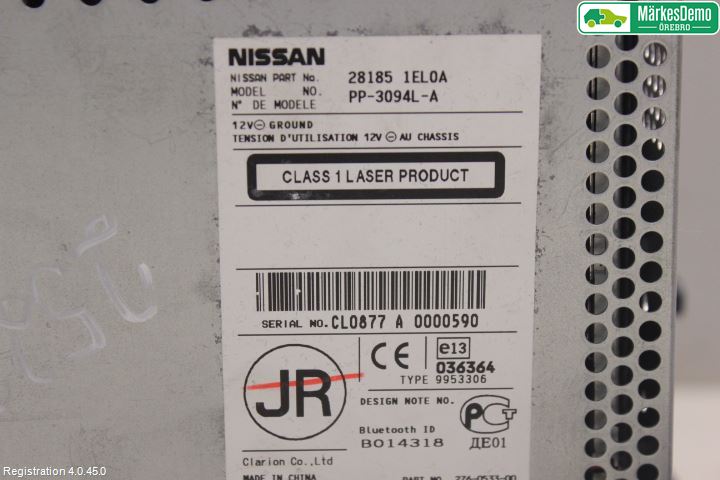 Nissan 370Z Stereo Radio Med Cd