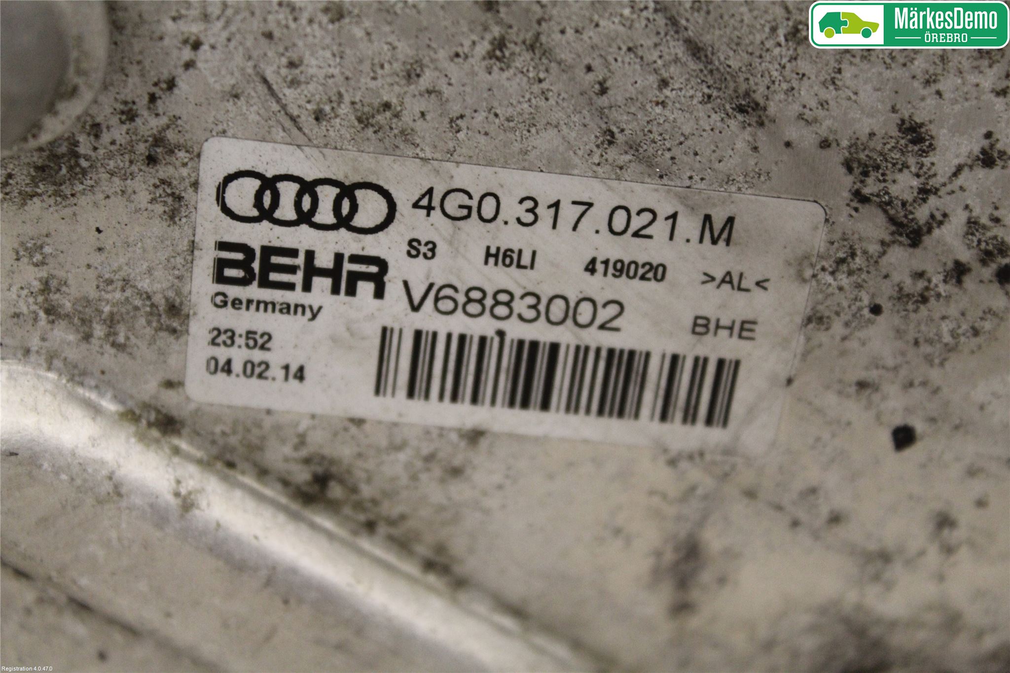 Audi A6/S6 4G 11-18 Radiator Oljekjøler Automatgea