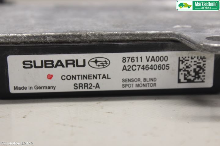 Subaru OUTBACK 15-20 Sensor Kollisjonsbeskyttelse