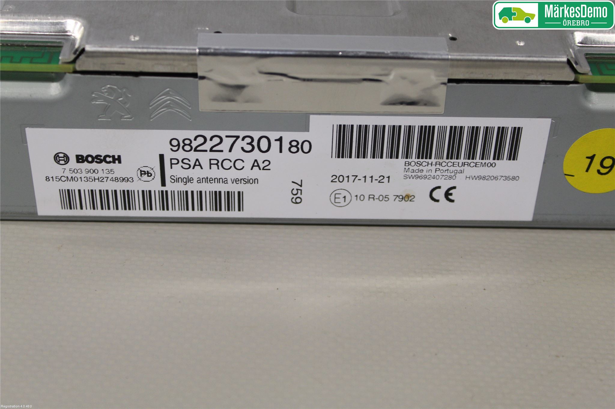 Peugeot PEUGOT 208 16-19 Stereo Radio