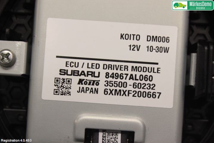 Subaru OUTBACK 15-20 Styreenhet Øvrig