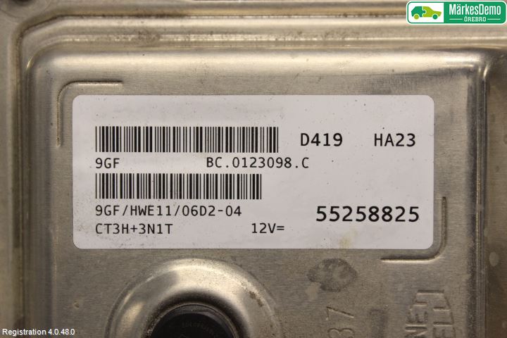 Fiat TIPO/CROSS 16- Styreenhet Innsprøytning