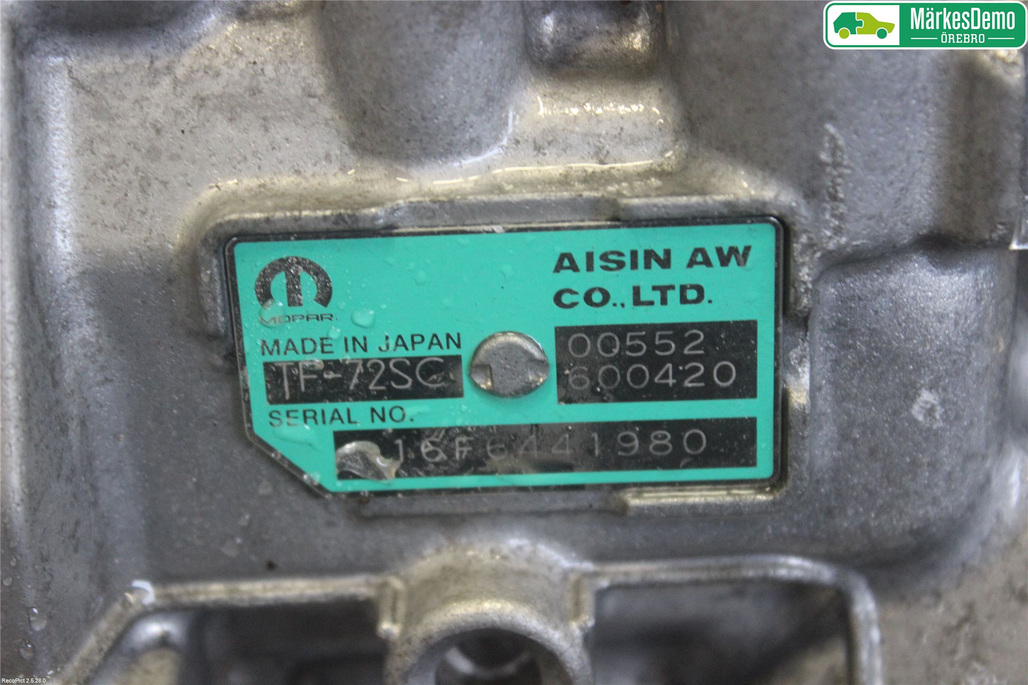 Fiat TIPO/CROSS 16- Gearkasse Automat