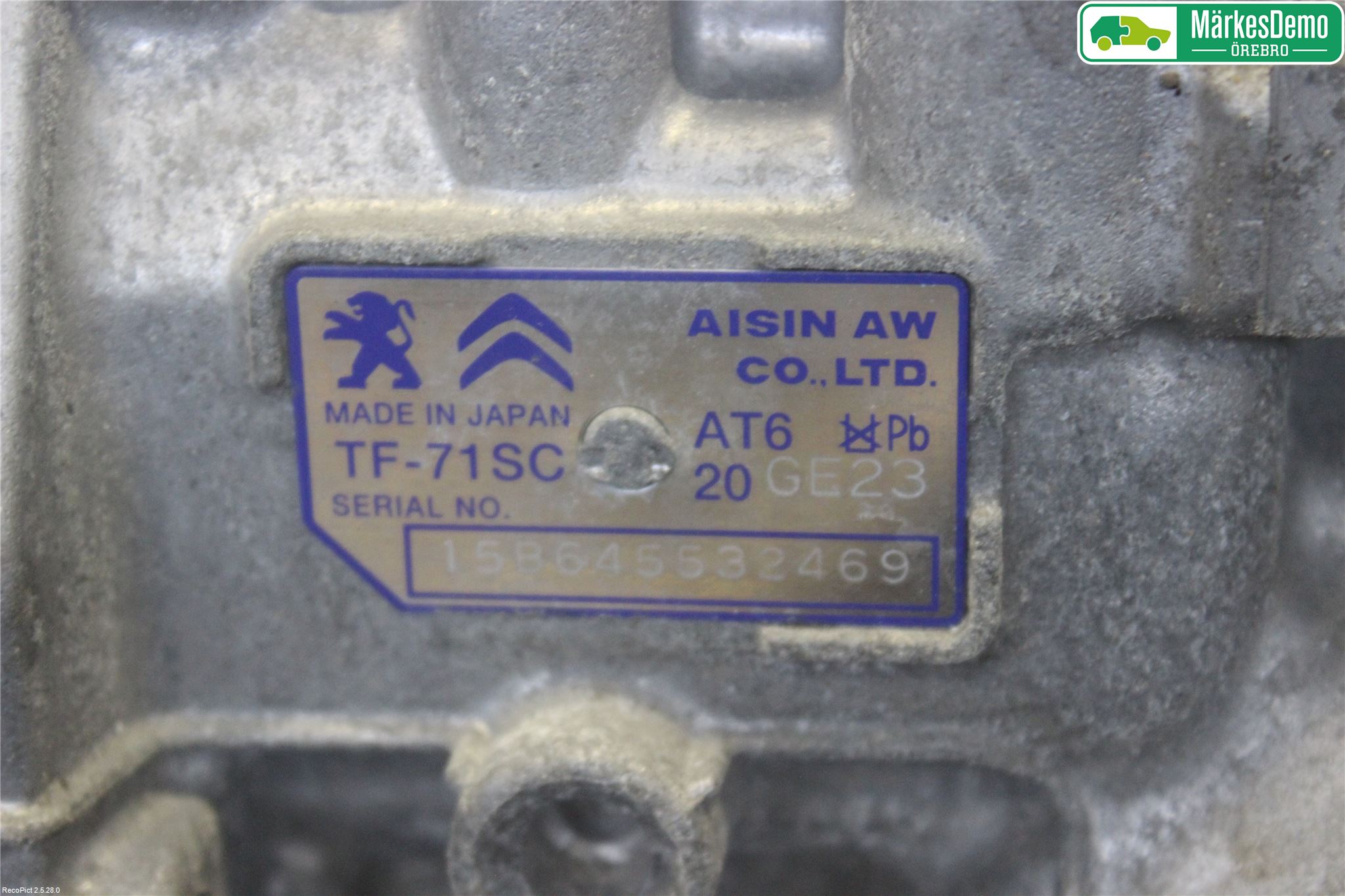 Peugeot 308 14-21 Gearkasse Automat