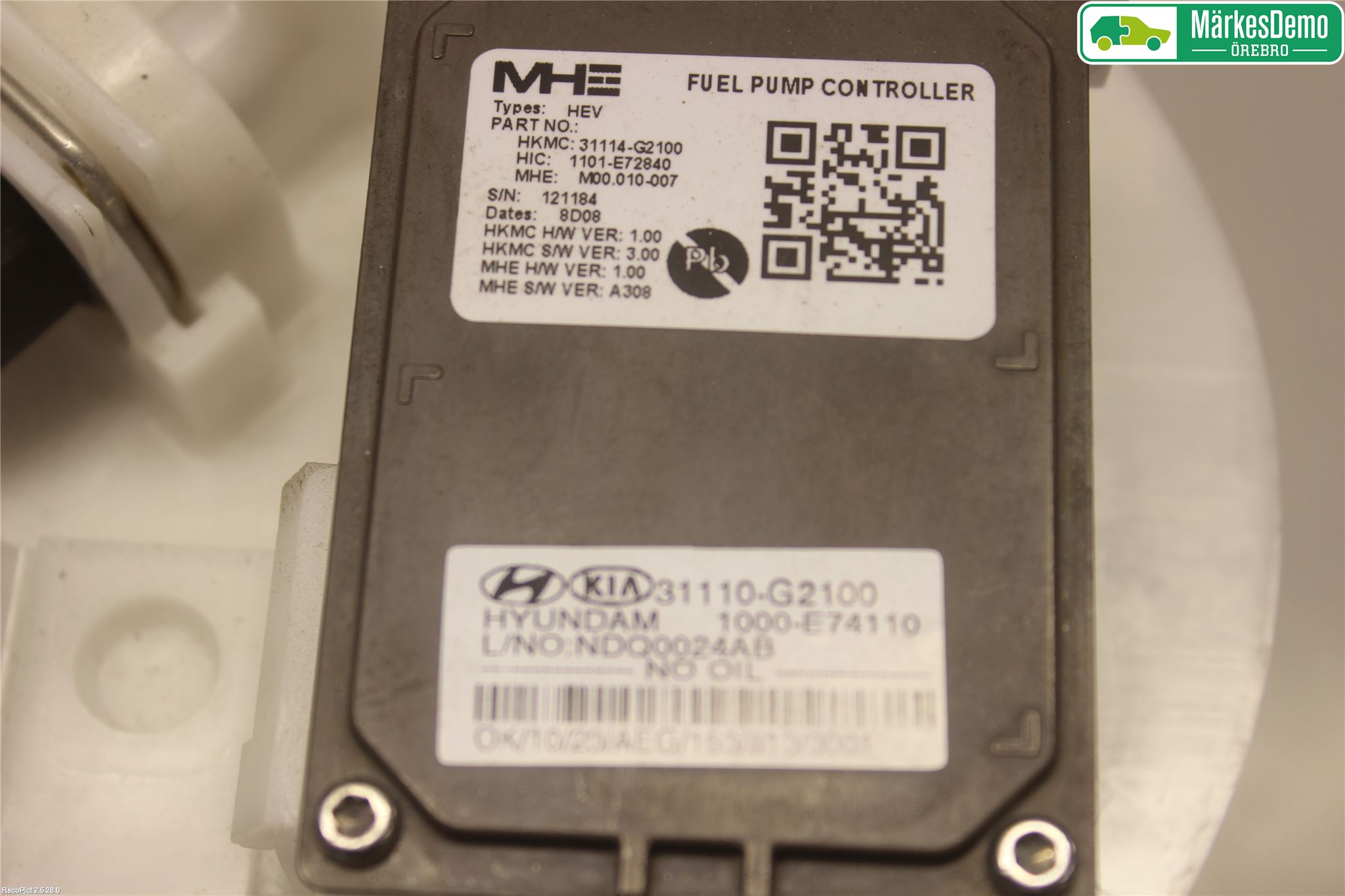 Kia NIRO (DE) 17-22 Drivstoffpumpe Fødepumpe El