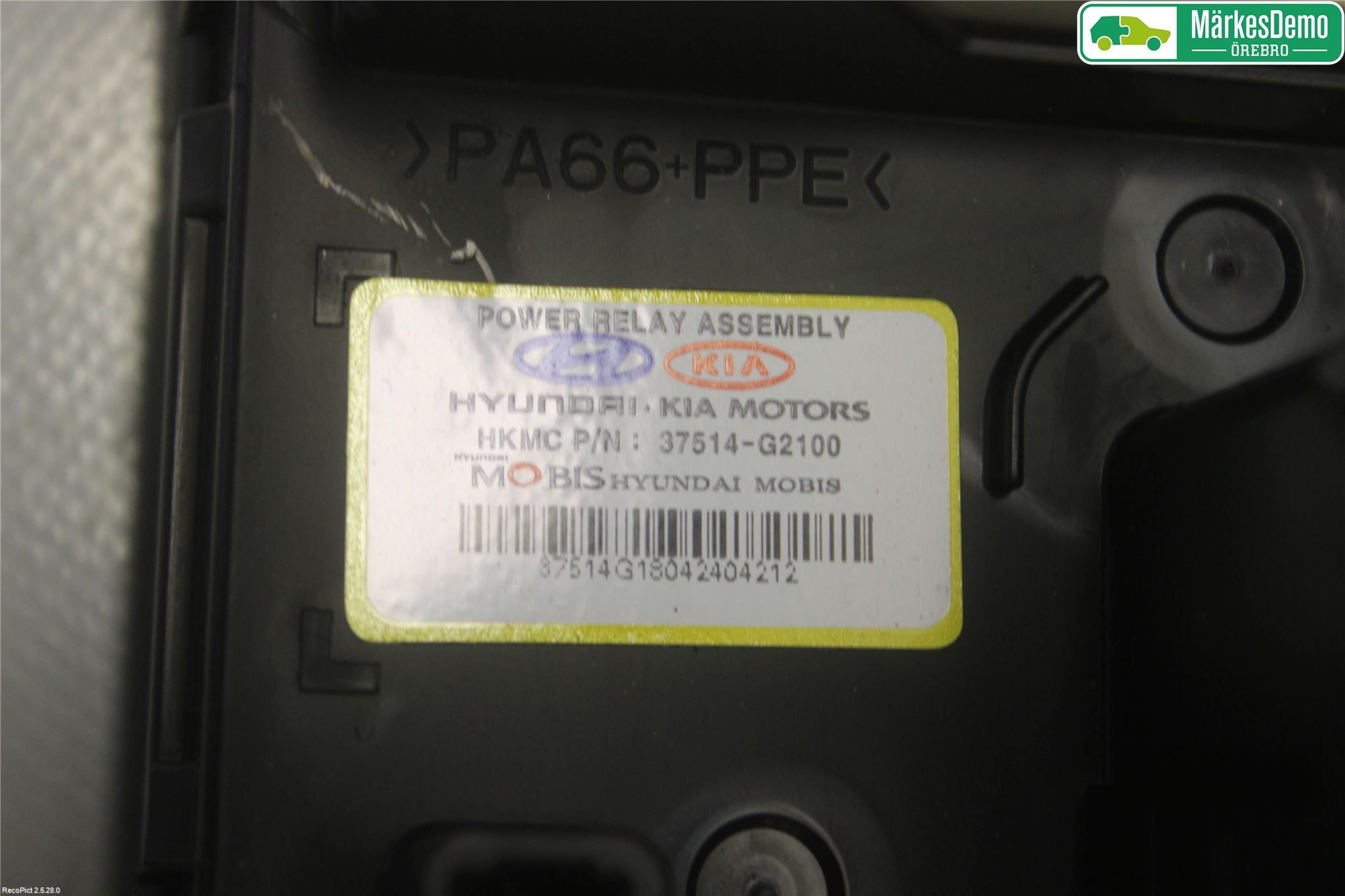 Kia NIRO (DE) 17-22 Sikringsboks - Elsentral