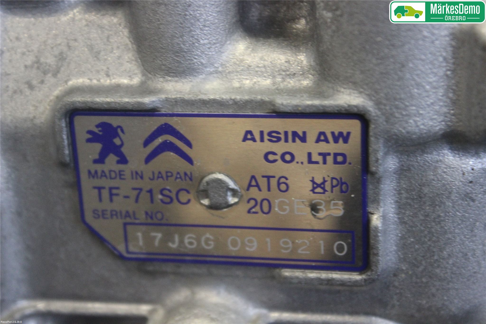 Peugeot 5008 17-24 Gearkasse Automat