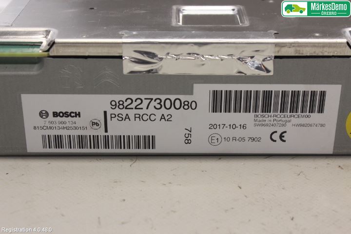 Peugeot 5008 17-24 Stereo Radio