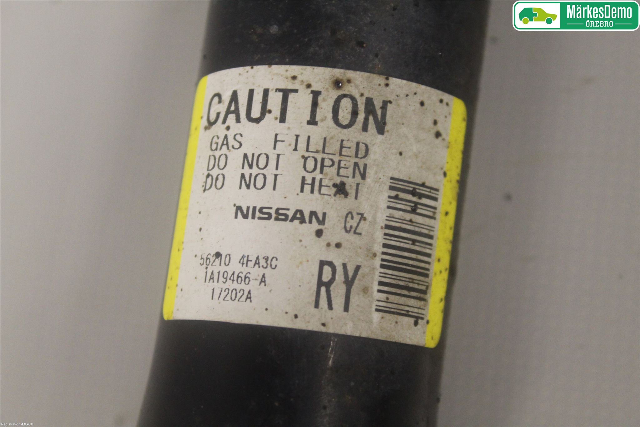 Nissan QASHQAI 14-17 Støtdemper Bak