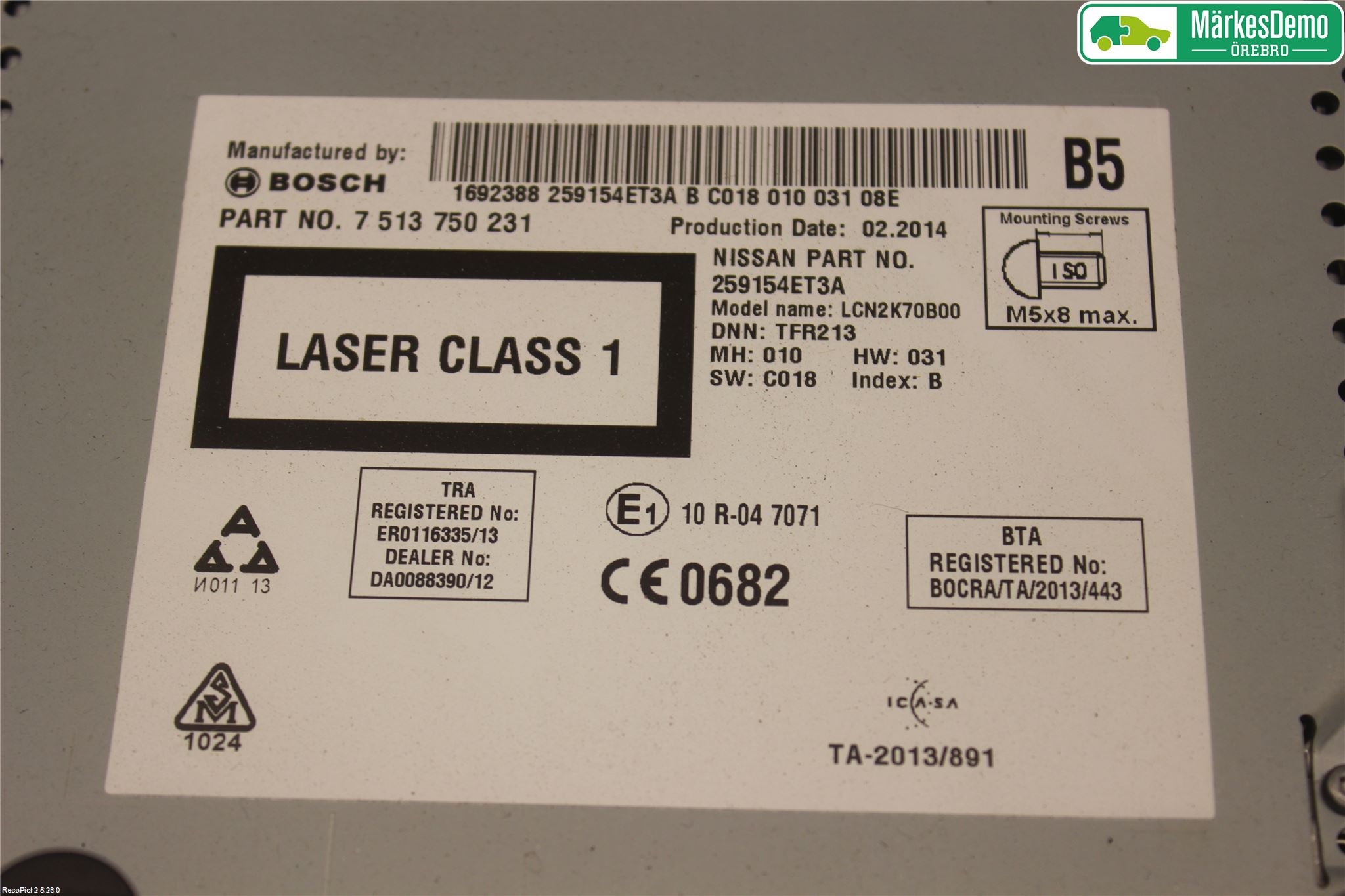 Nissan QASHQAI 14-17 Gps Navigator