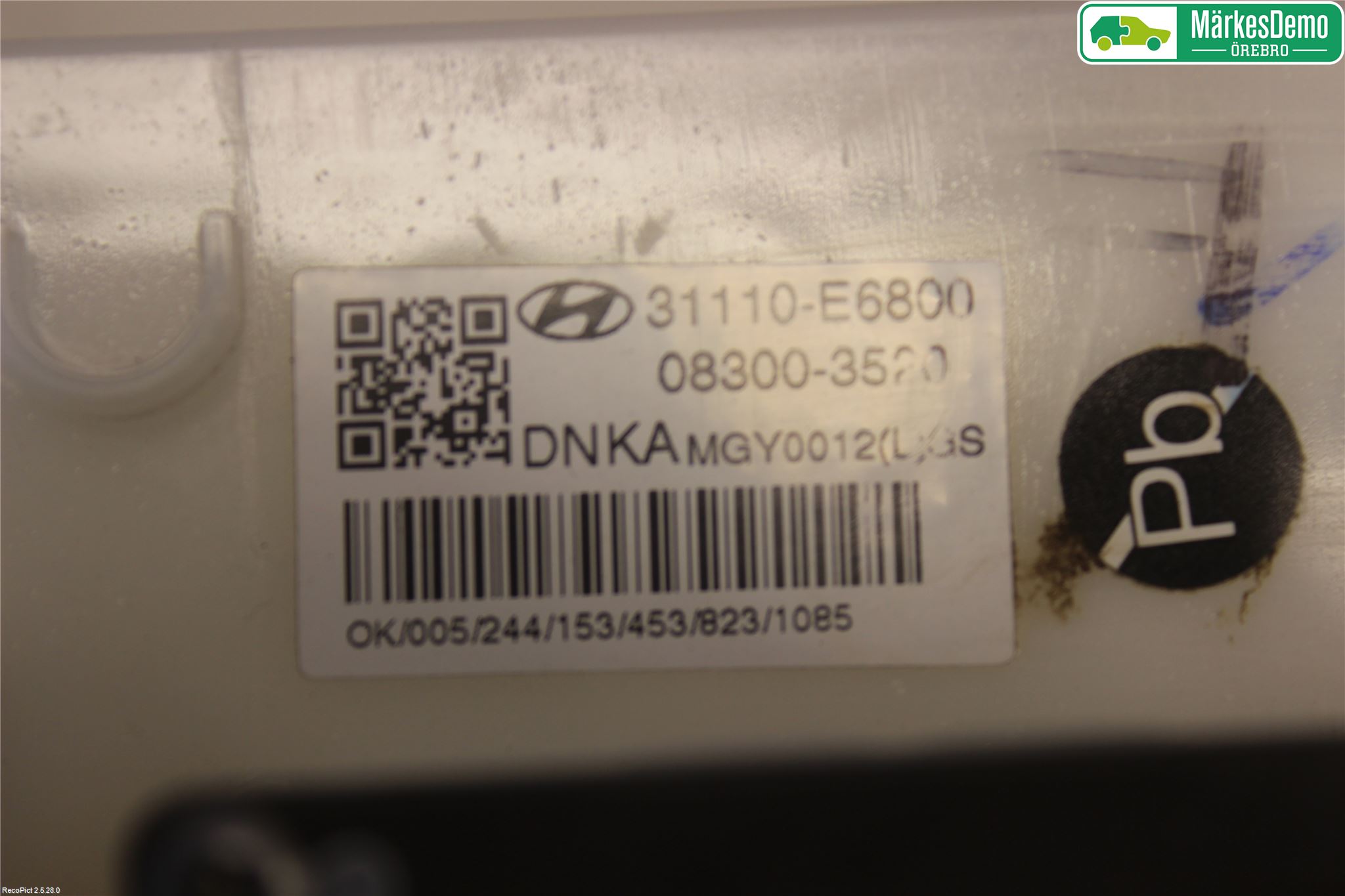 Kia OPTIMA 16-20 Drivstoffpumpe Fødepumpe El
