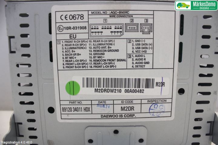 SsangYong SSANG YONG KORANDO Stereo Radio Med Cd