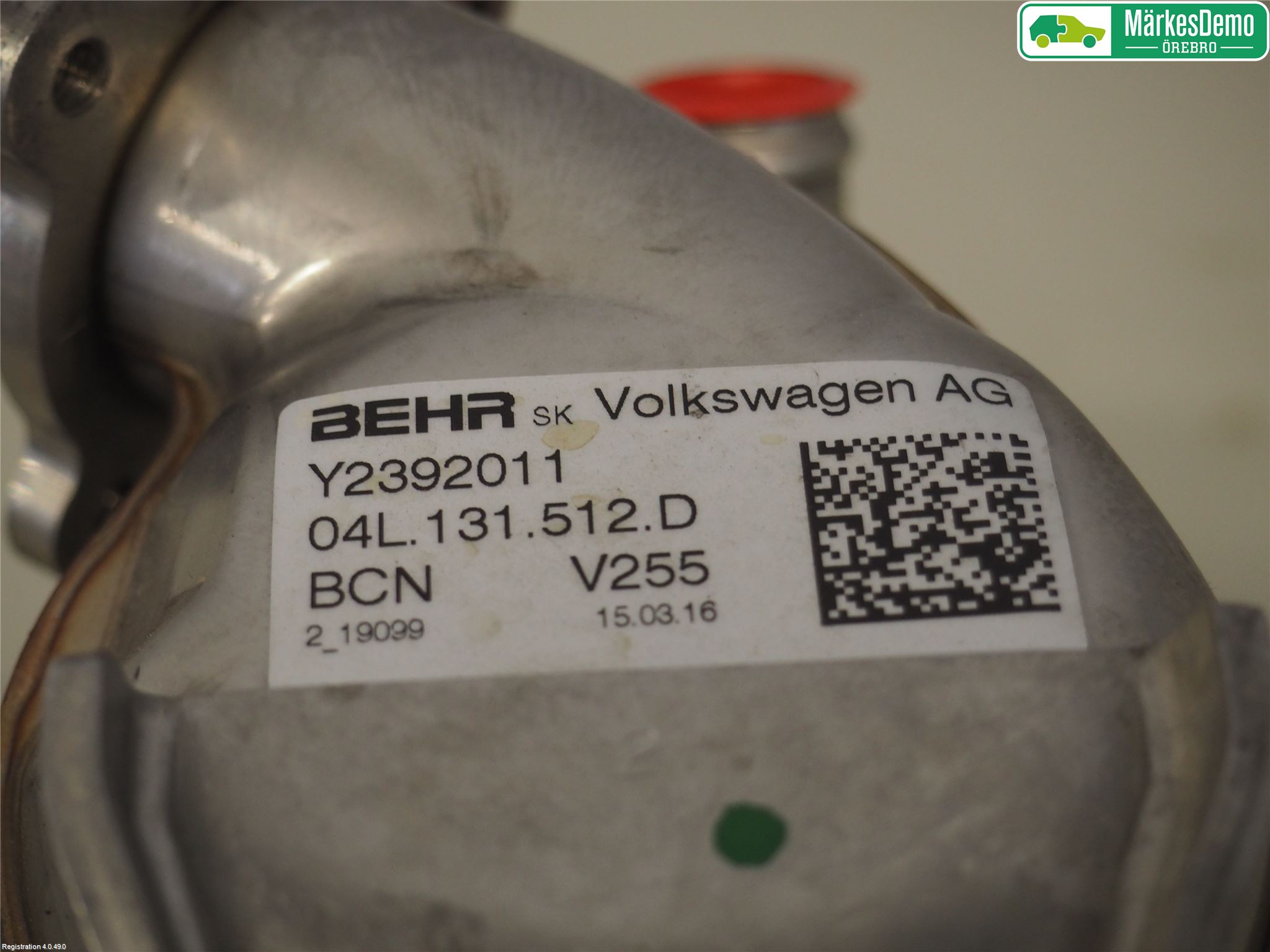 Volkswagen VW PASSAT 15-19 Eksos Kjøler