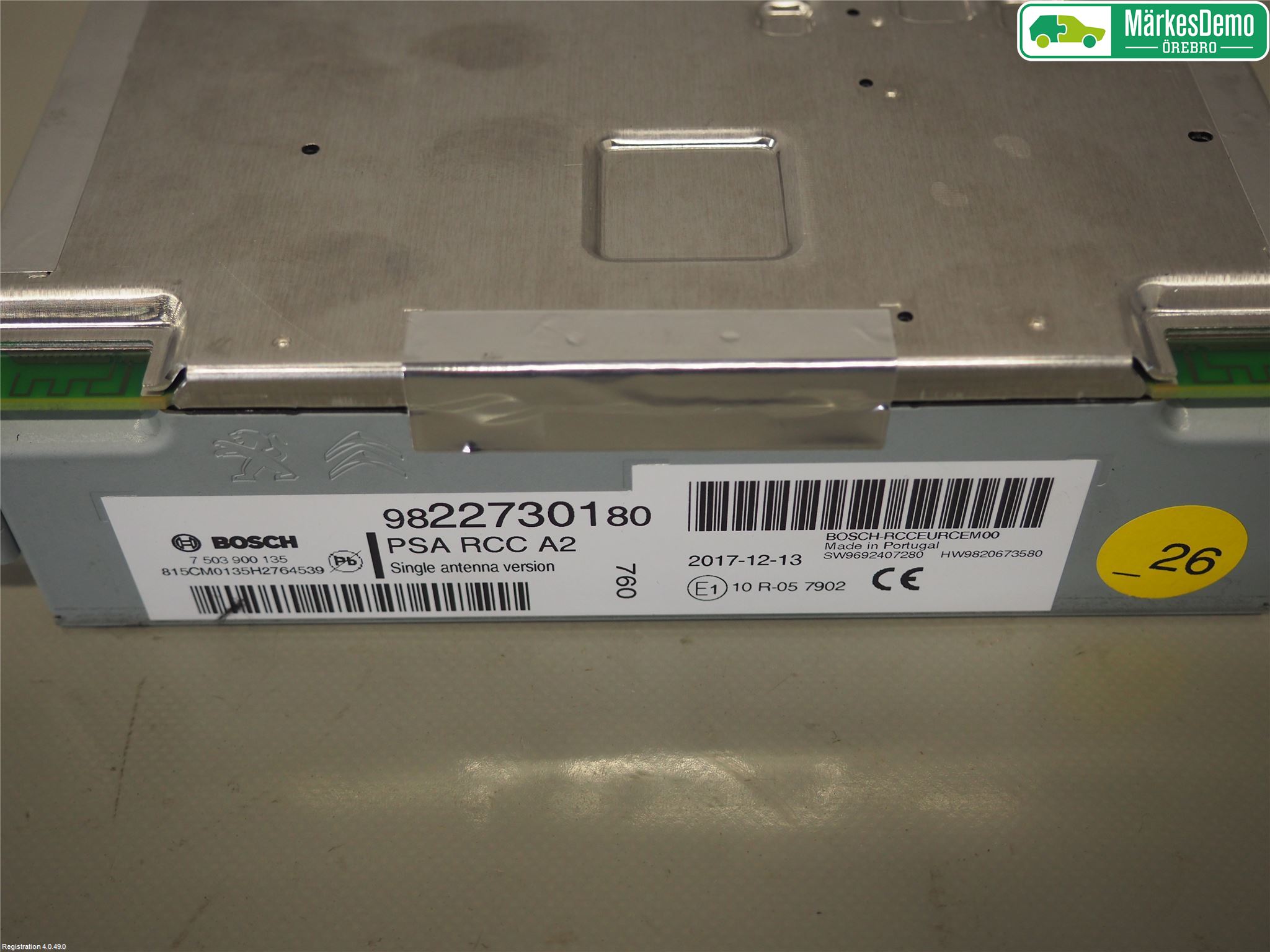 Peugeot PEUGOT 208 16-19 Stereo Radio