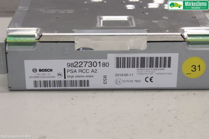 Citroen COTROEN C3 17-24 Stereo Radio