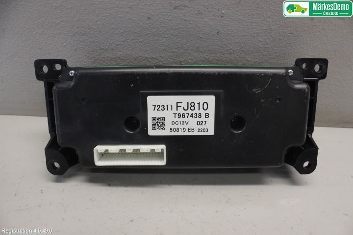 Subaru IMPREZA IV 13-17 Varme Ac Betjening-Display