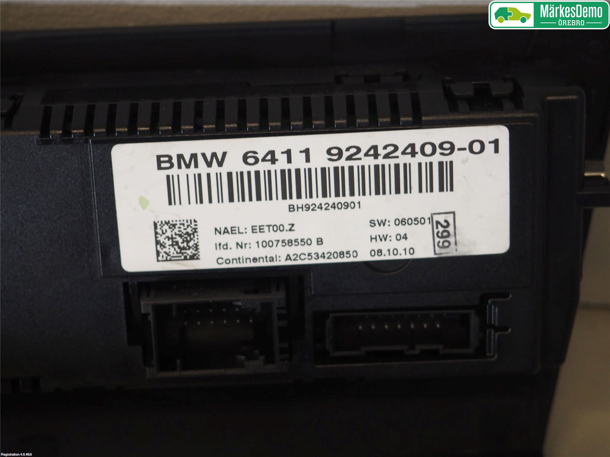 BMW 3 E90/91 SED/TOU 05-12 Varme Ac Betjening-Display