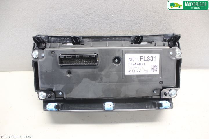 Subaru XV 18-22 Varme Ac Betjening-Display