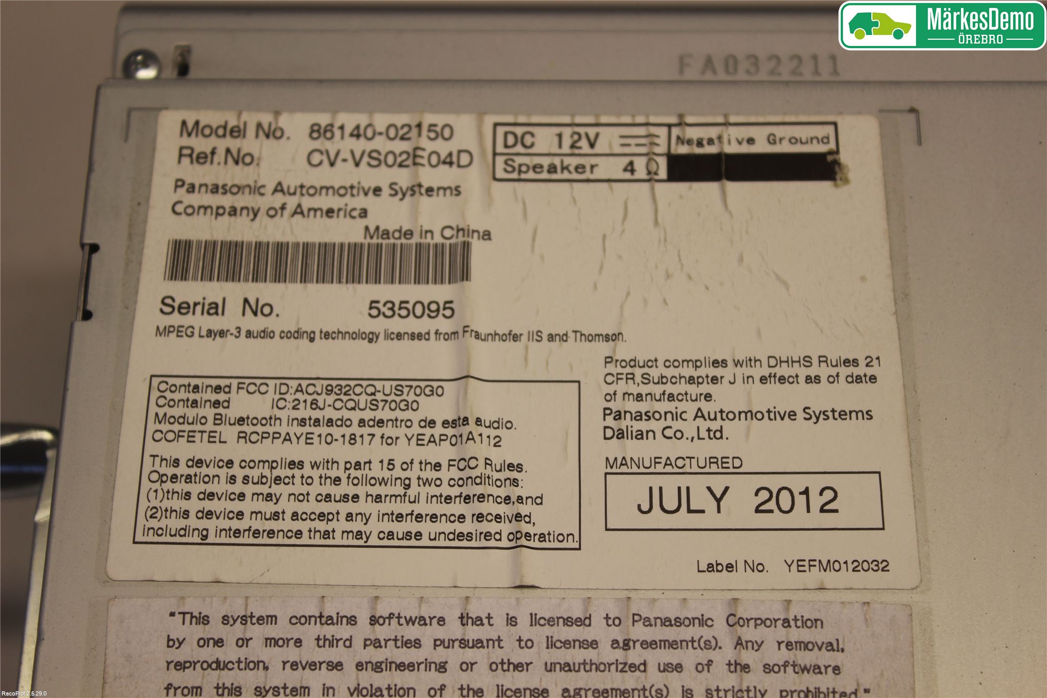Toyota COROLLA 08-12 Gps Navigator