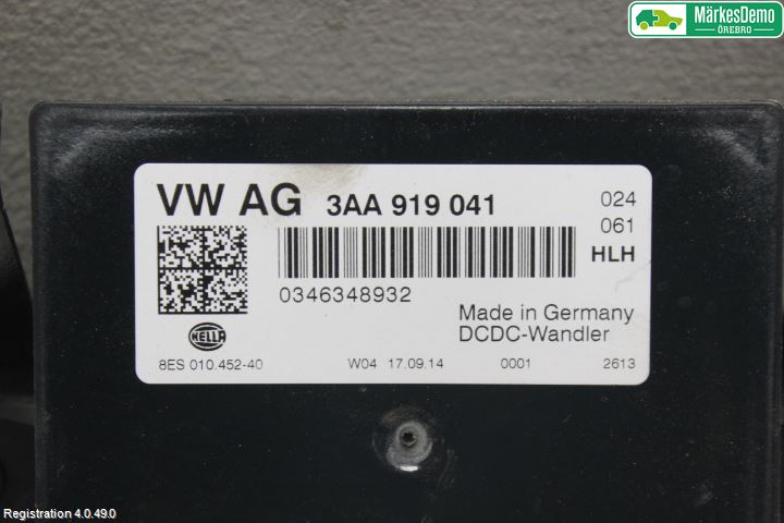 Volkswagen VW SHARAN 11- Styreenhet Øvrig