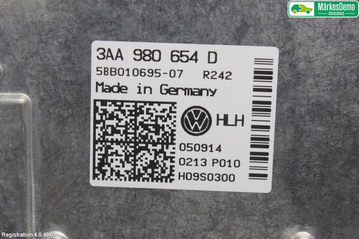 Volkswagen VW SHARAN 11- Styreenhet Øvrig