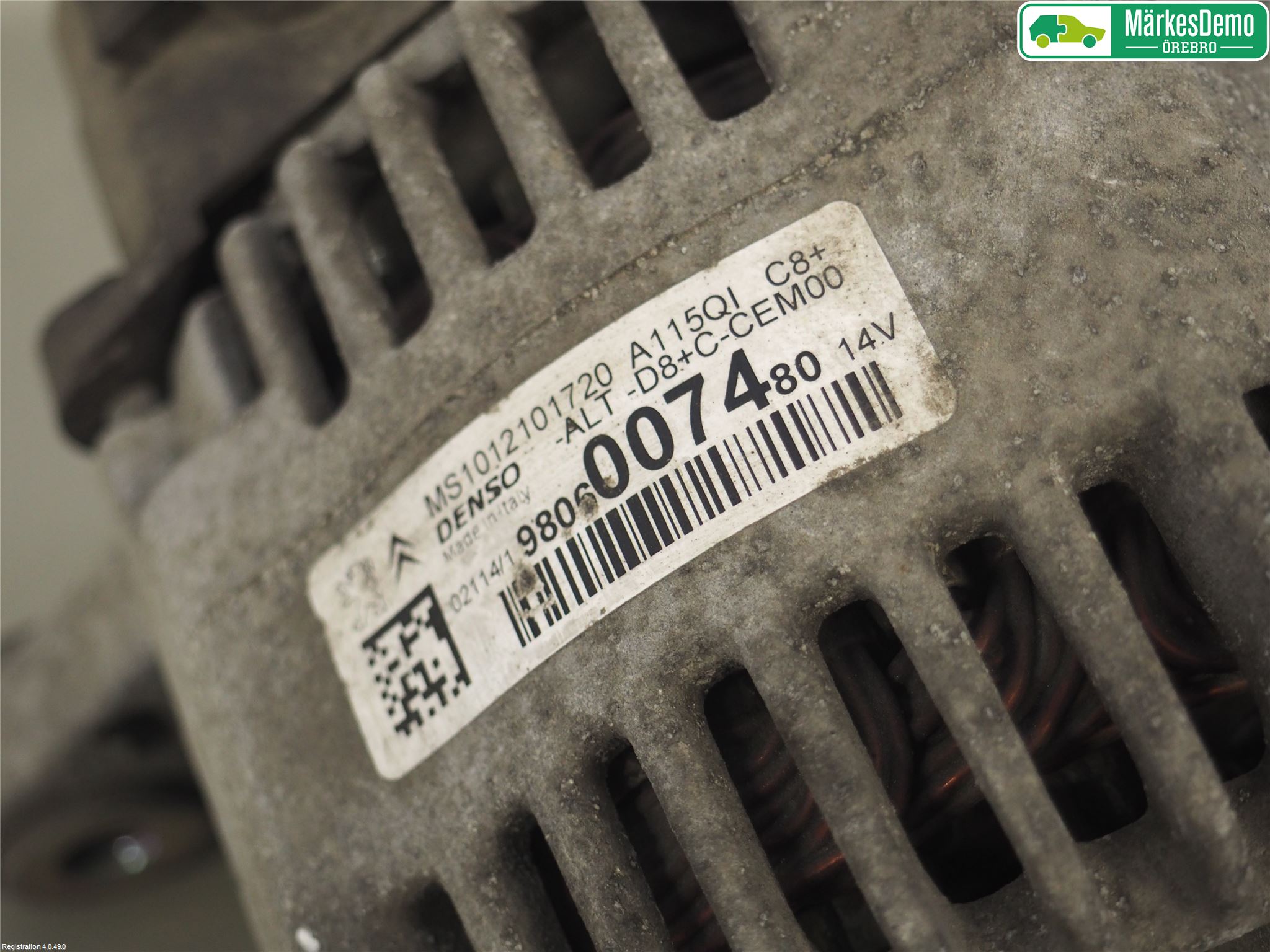Peugeot 208 12-15 Dynamo