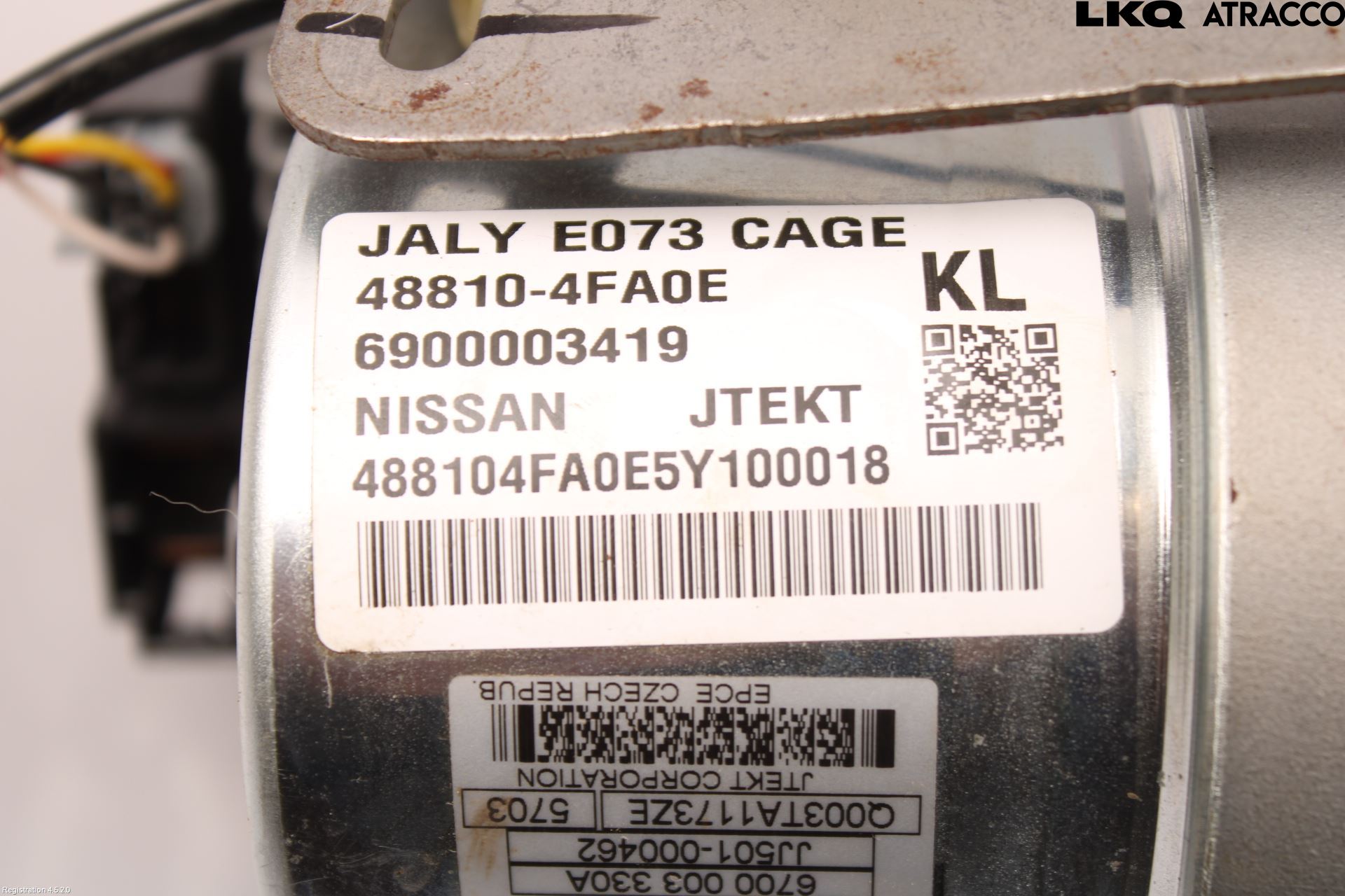 Nissan E-NV200/EVALIA Rattakselaggregat Innebygd Servo