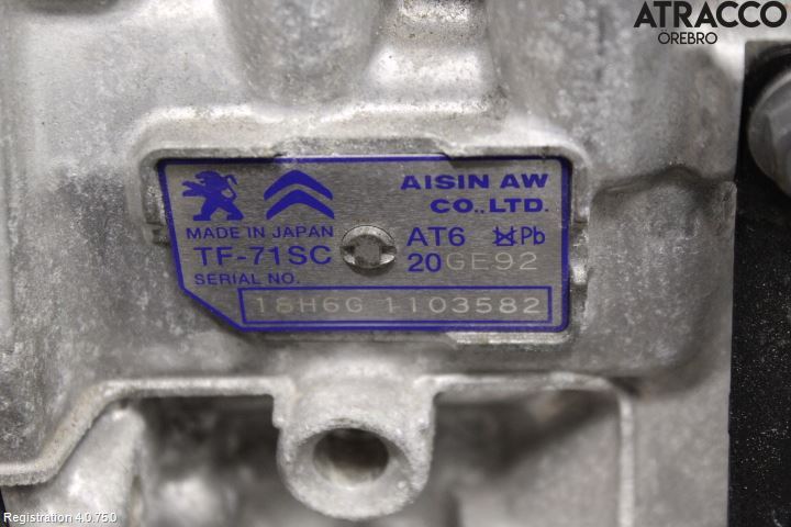Citroen COTROEN C3 17-24 Gearkasse Automat