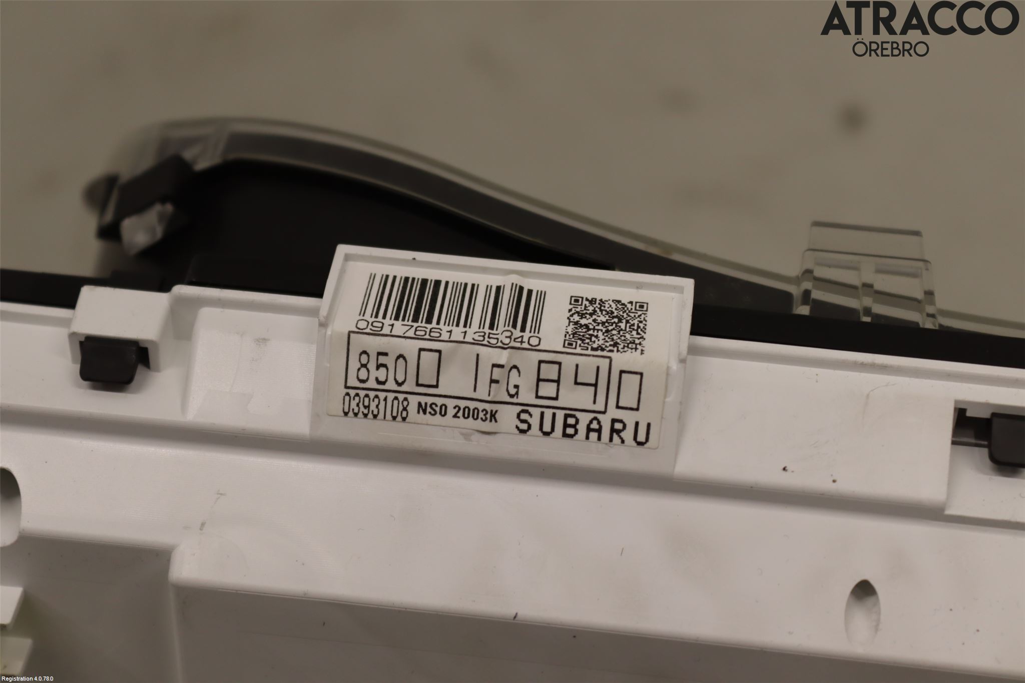 Subaru STI RACING Instr Kombinert