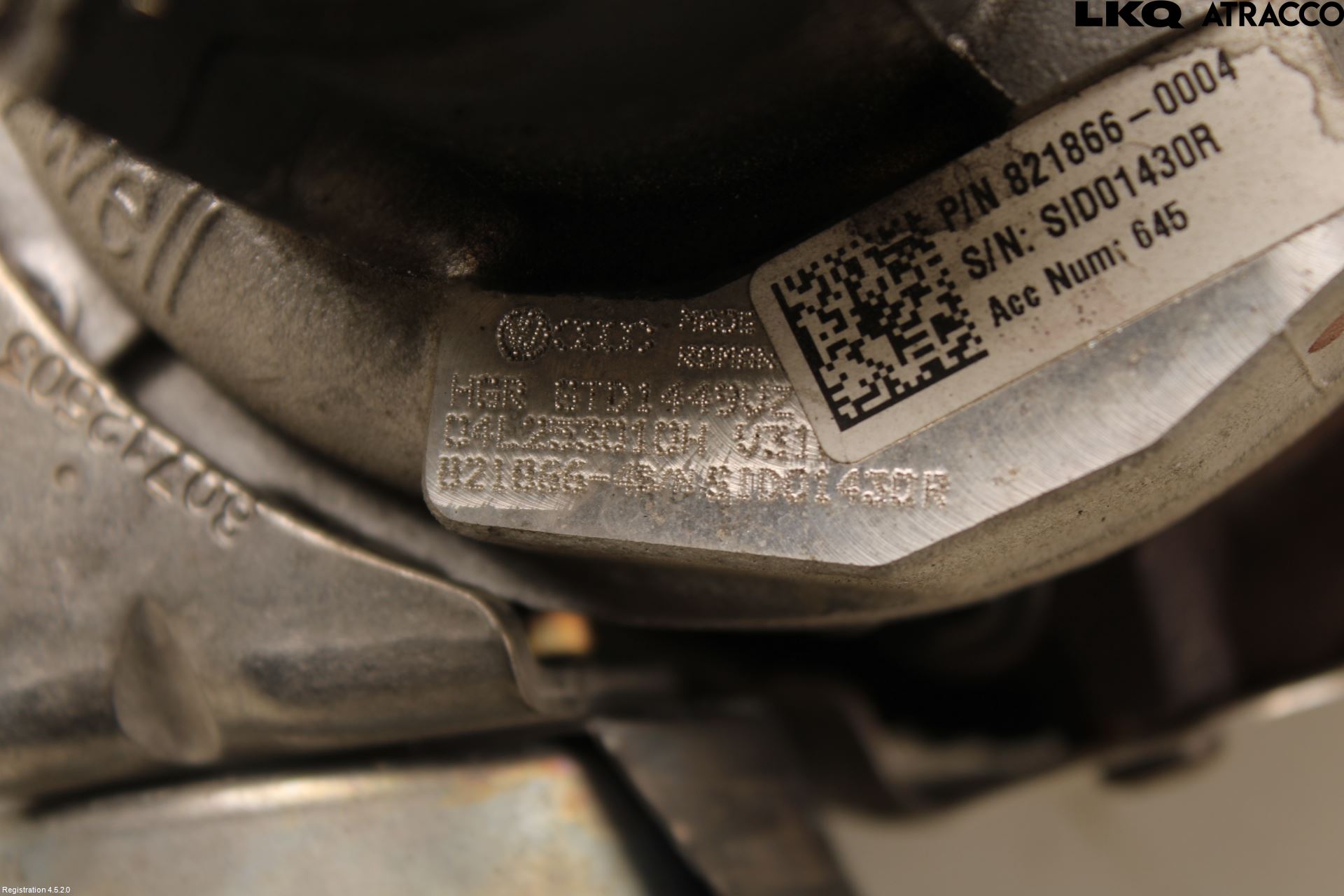Volkswagen VW TIGUAN 07-16 Turboaggregat