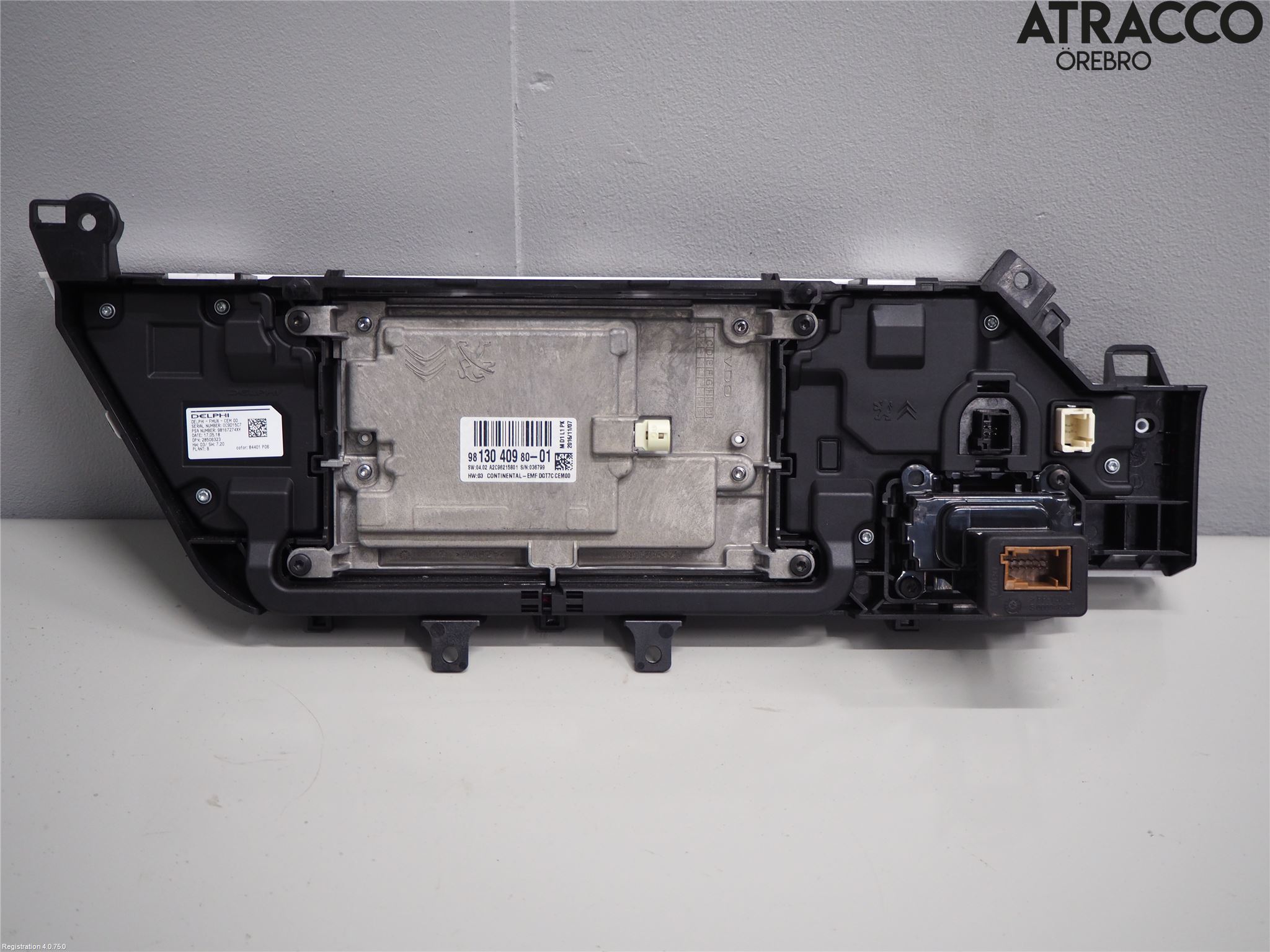 Citroen C4 GRAND PICASSO 14-18 Instr Skjerm Dvd-Gps-Ac-Tlf