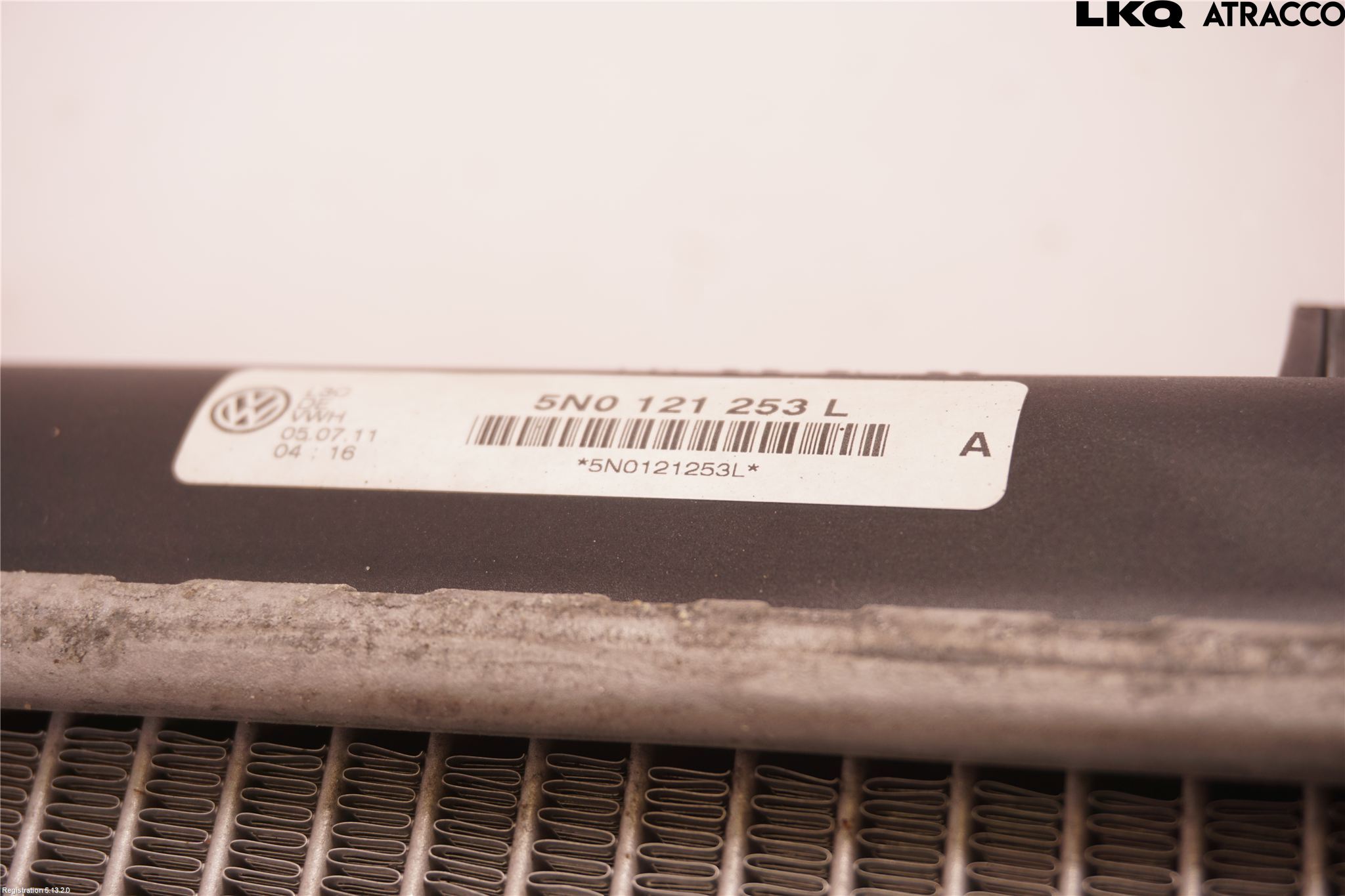 Volkswagen VW TIGUAN 07-16 Radiator Manuell