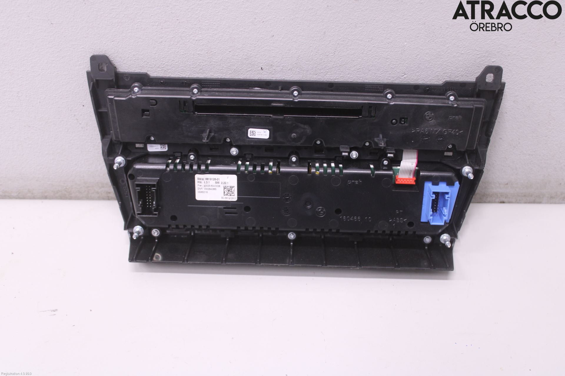 BMW 5 F10/F11/F18 09-17 Varme Ac Betjening-Display
